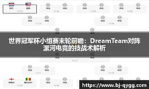 世界冠军杯小组赛末轮前瞻：DreamTeam对阵漯河电竞的技战术解析